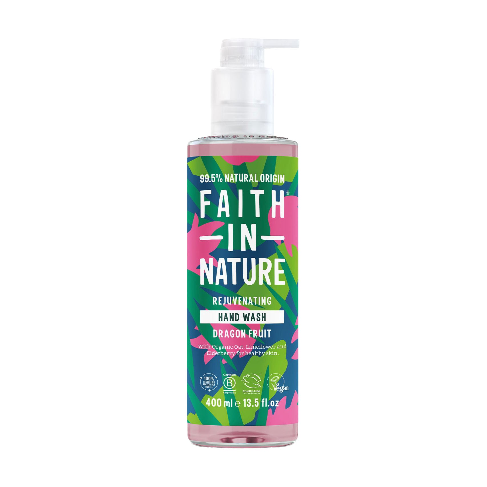 Рідке мило для рук Faith In Nature Rejuvenating Hand Wash з фруктом дракона, 400 мл