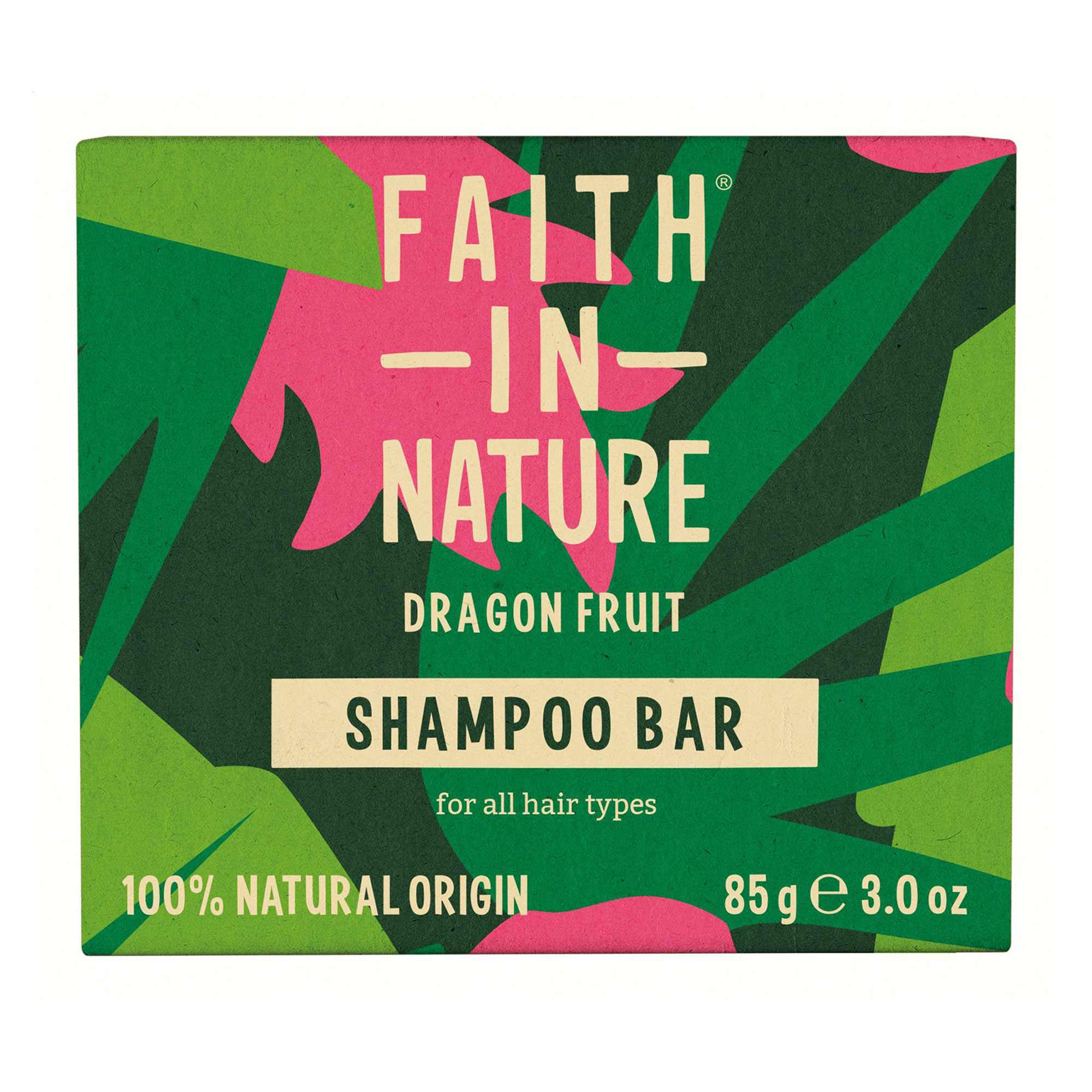 Твердий шампунь для волосся Faith In Nature Dragon Fruit Shampoo Bar Фрукт дракона, 85 г